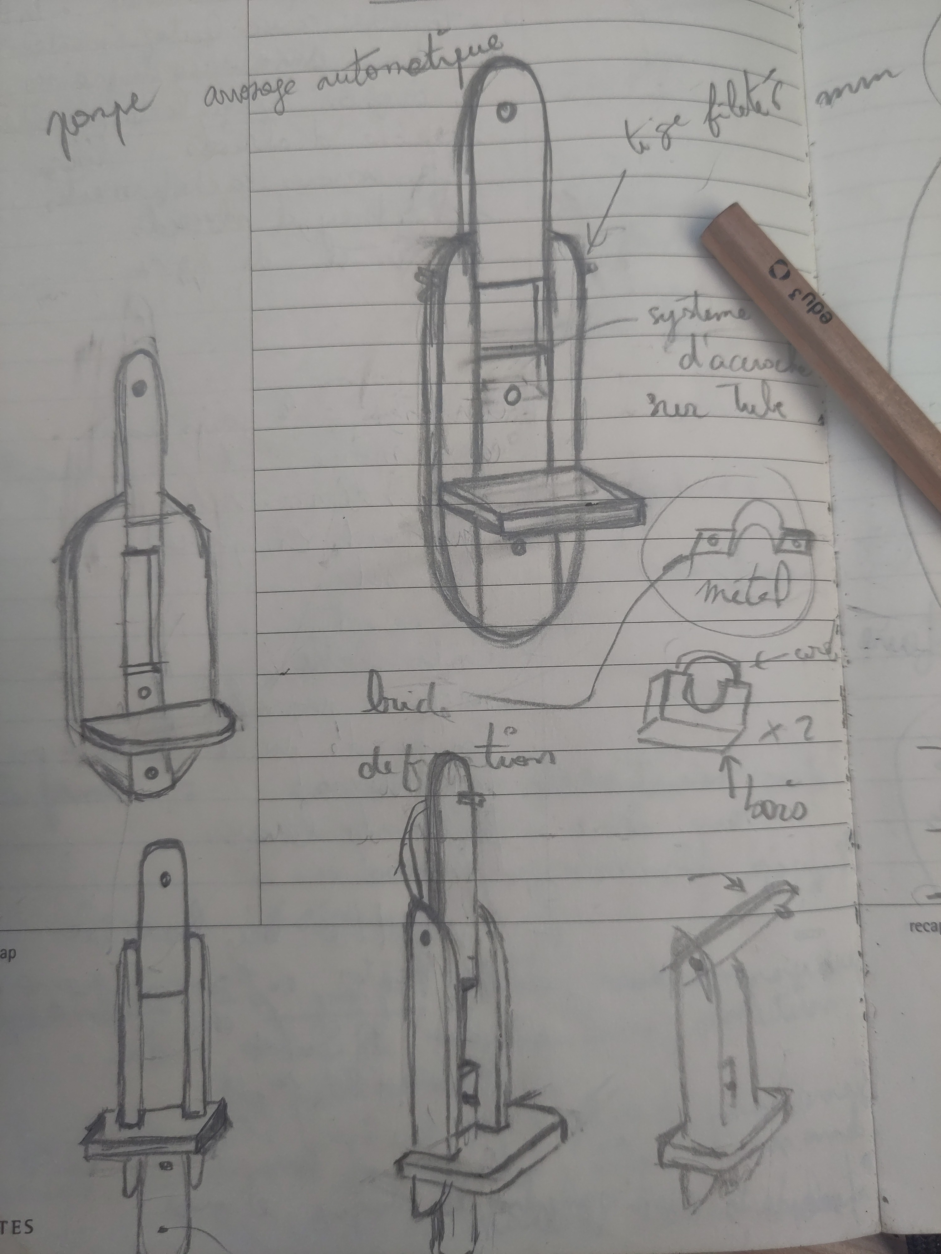 Douche brumisante - prototype